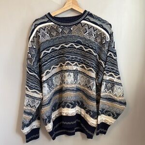 Vintage Conte di Milano 3D Knit Sweater SZ L